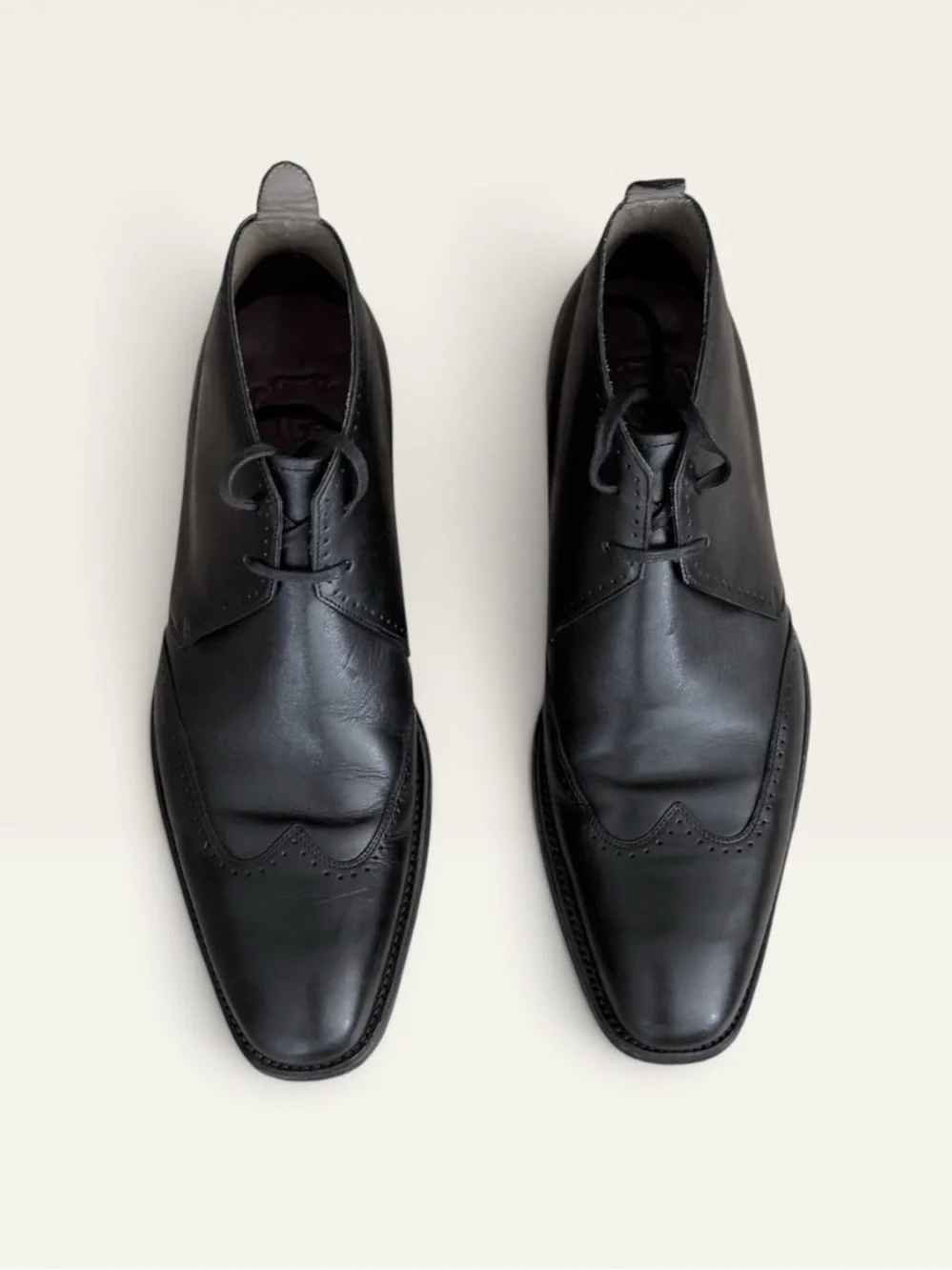 Vintage Grenson 5115 Black Leather Ankle Boots UK 7.5 F